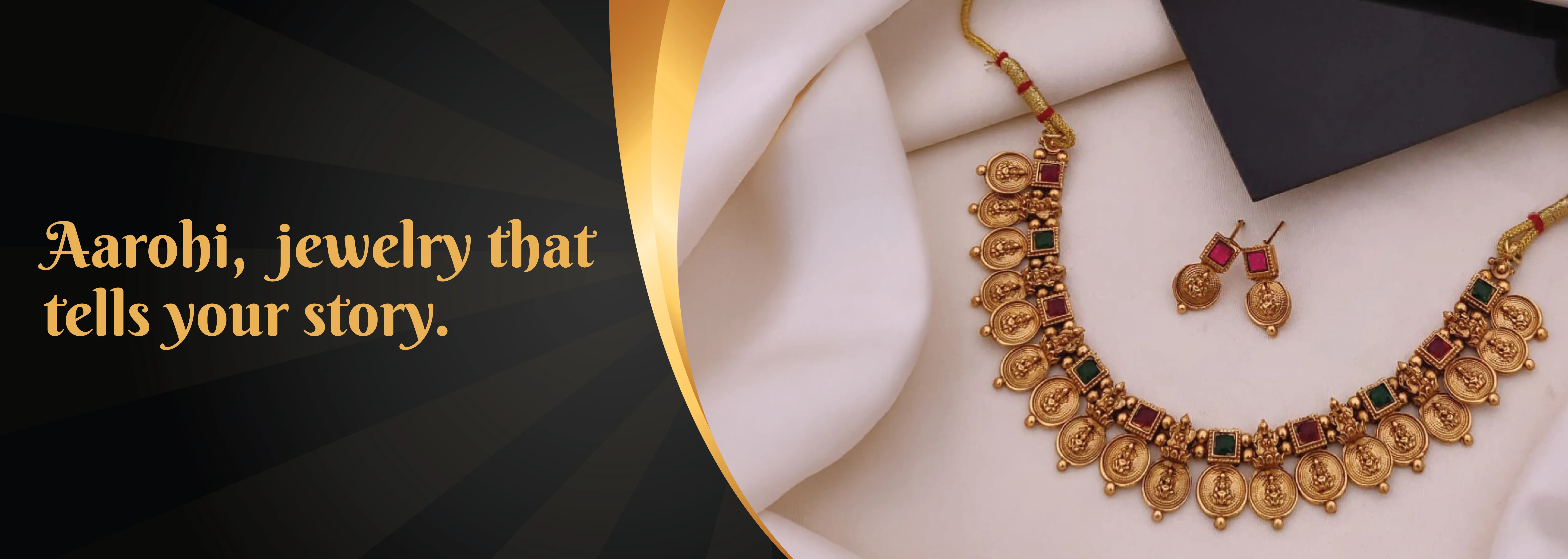 Aarohi premium bridal store collection banner